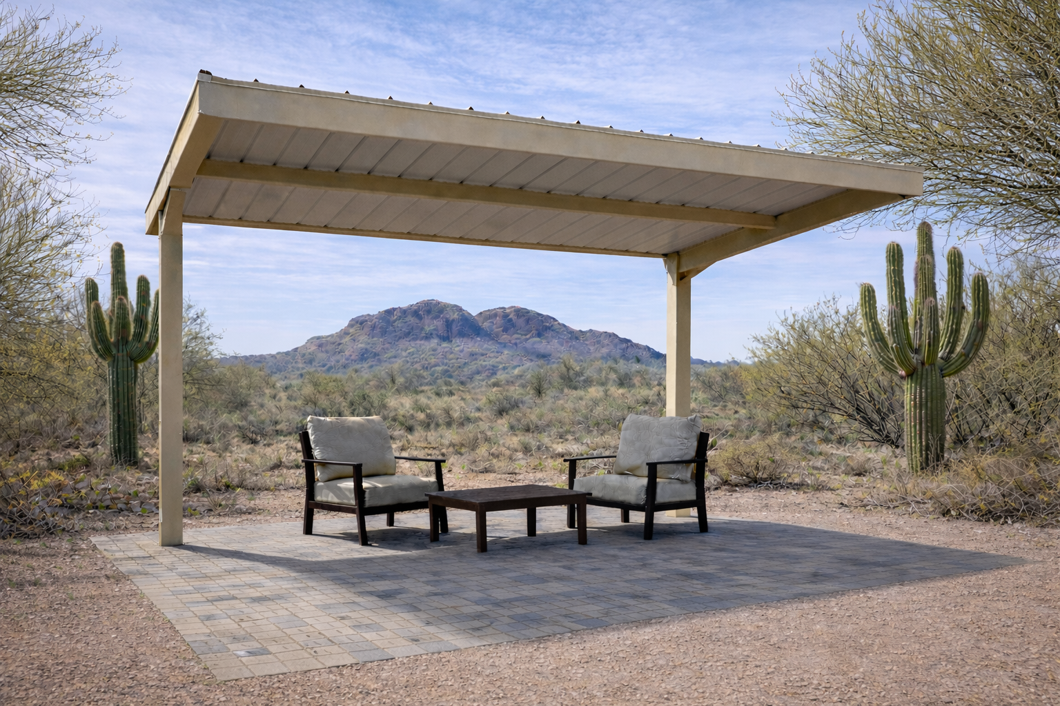 RV Shade Steel Carport